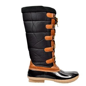 Fashion Women’s Tall Duck Boots sz 7 Waterproof NEW #D528